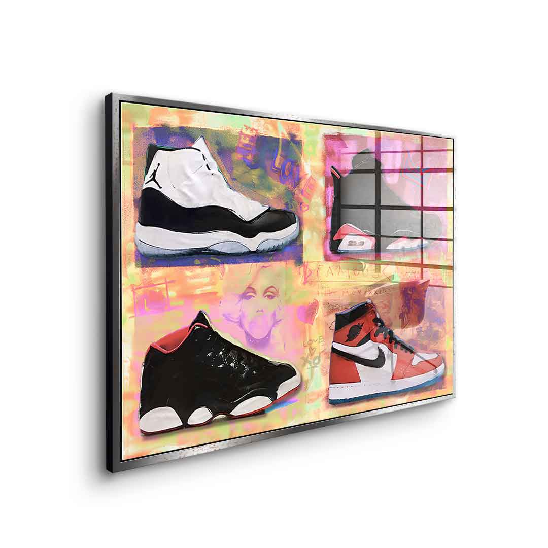 Sneakers - Acrylic glass