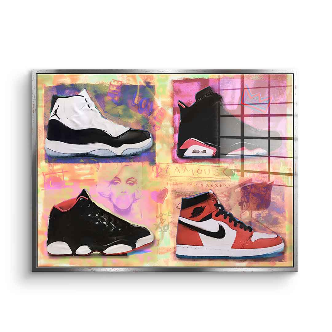 Sneakers - Acrylic glass