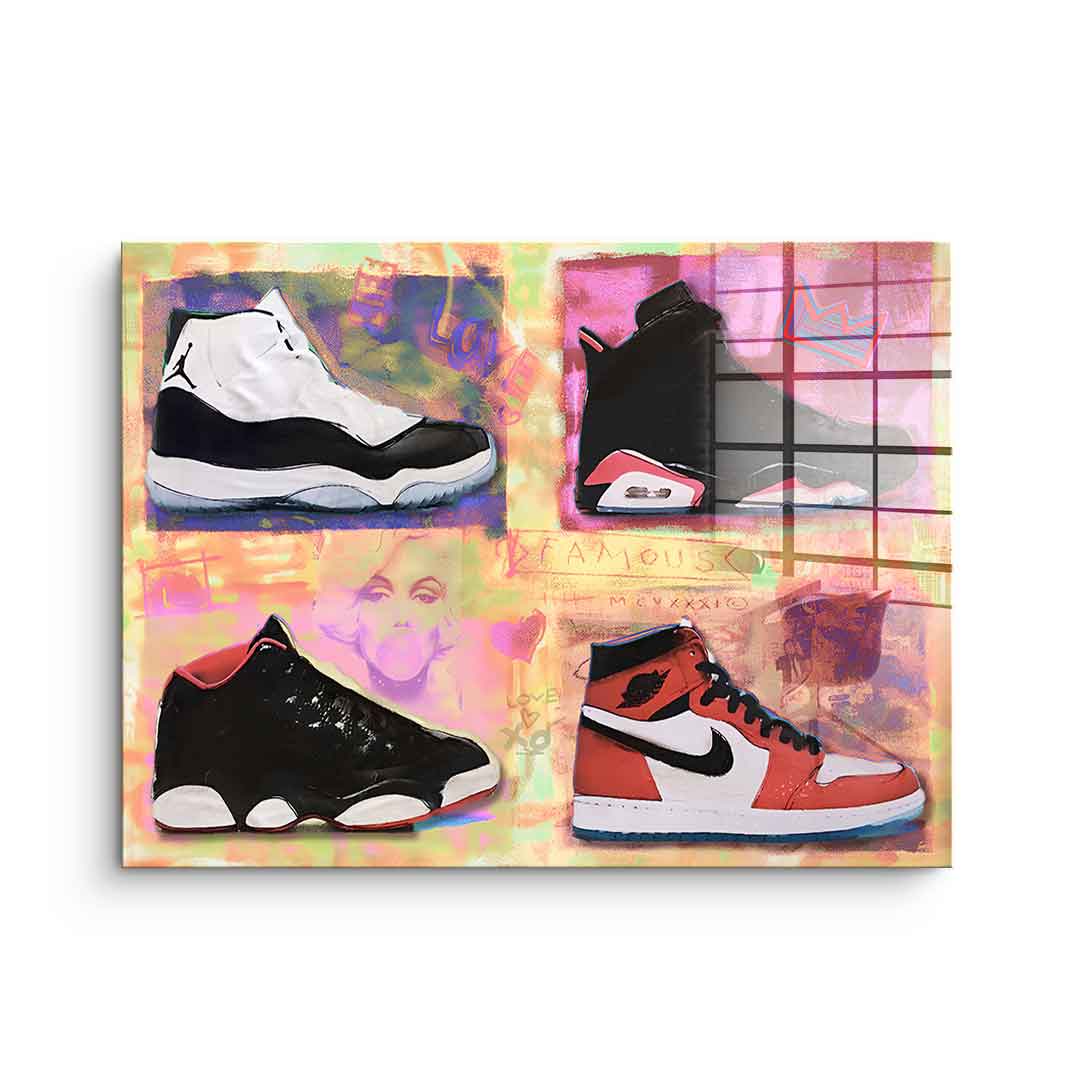 Sneakers - Acrylic glass