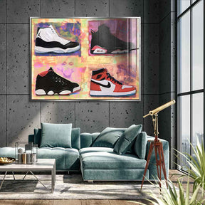 Air Jordan Sneaker - Acrylglas