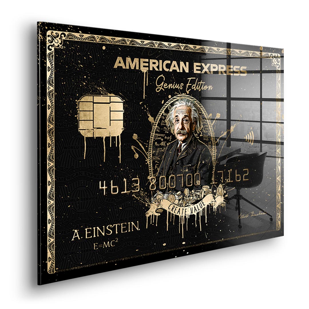 Royal American Express - Albert Einstein - Acrylic glass