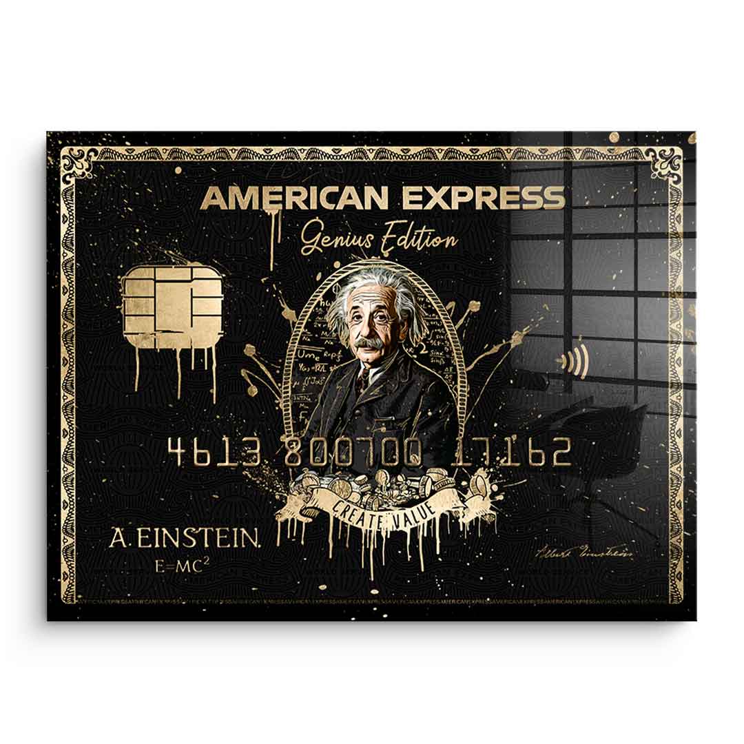 Royal American Express - Albert Einstein - Acrylglas