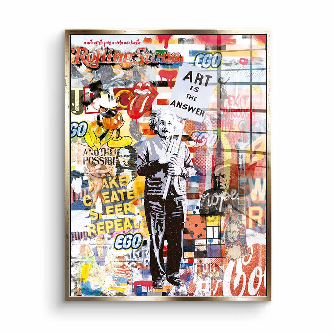 Art is the Answer - Acrylic glass