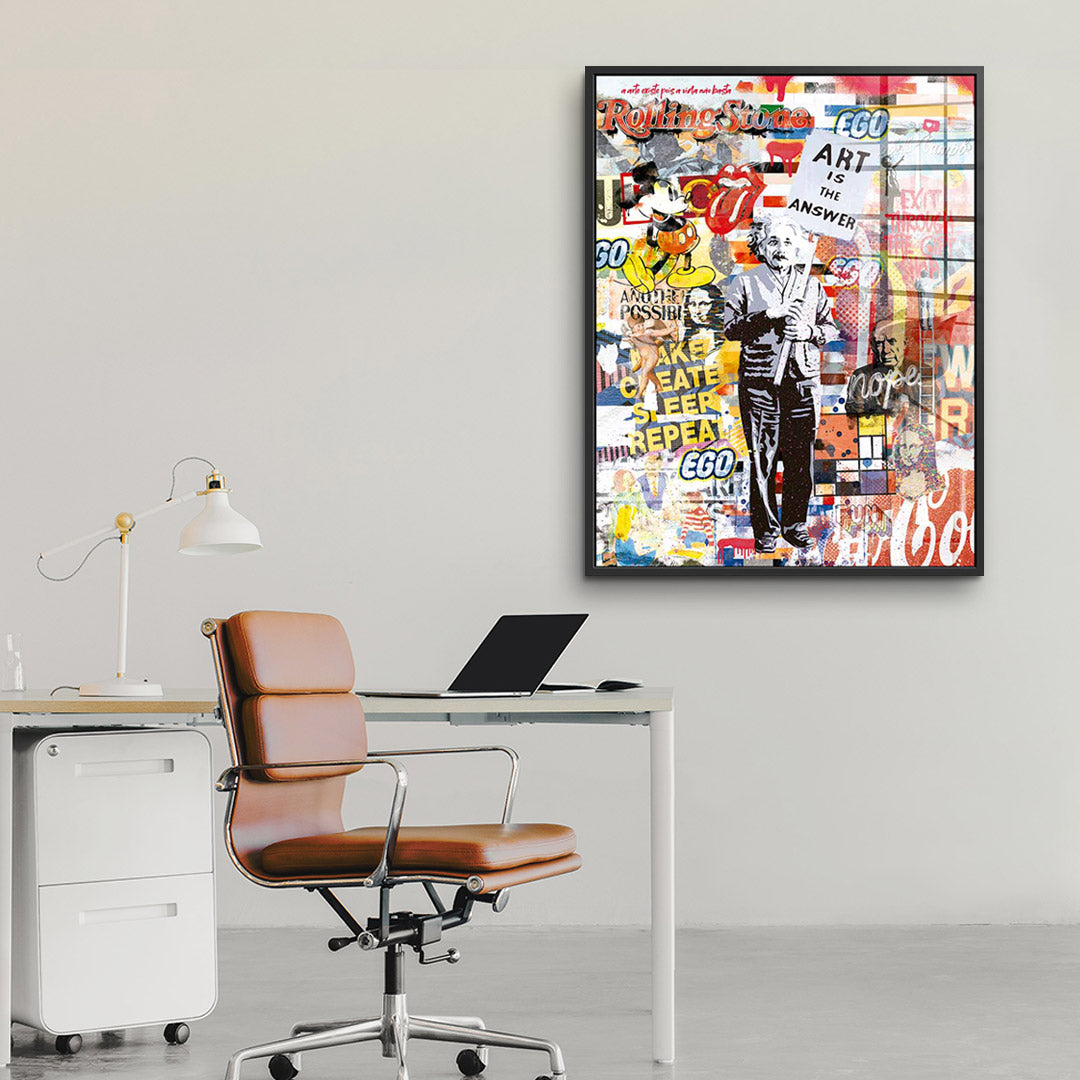 Art is the Answer - Acrylic glass