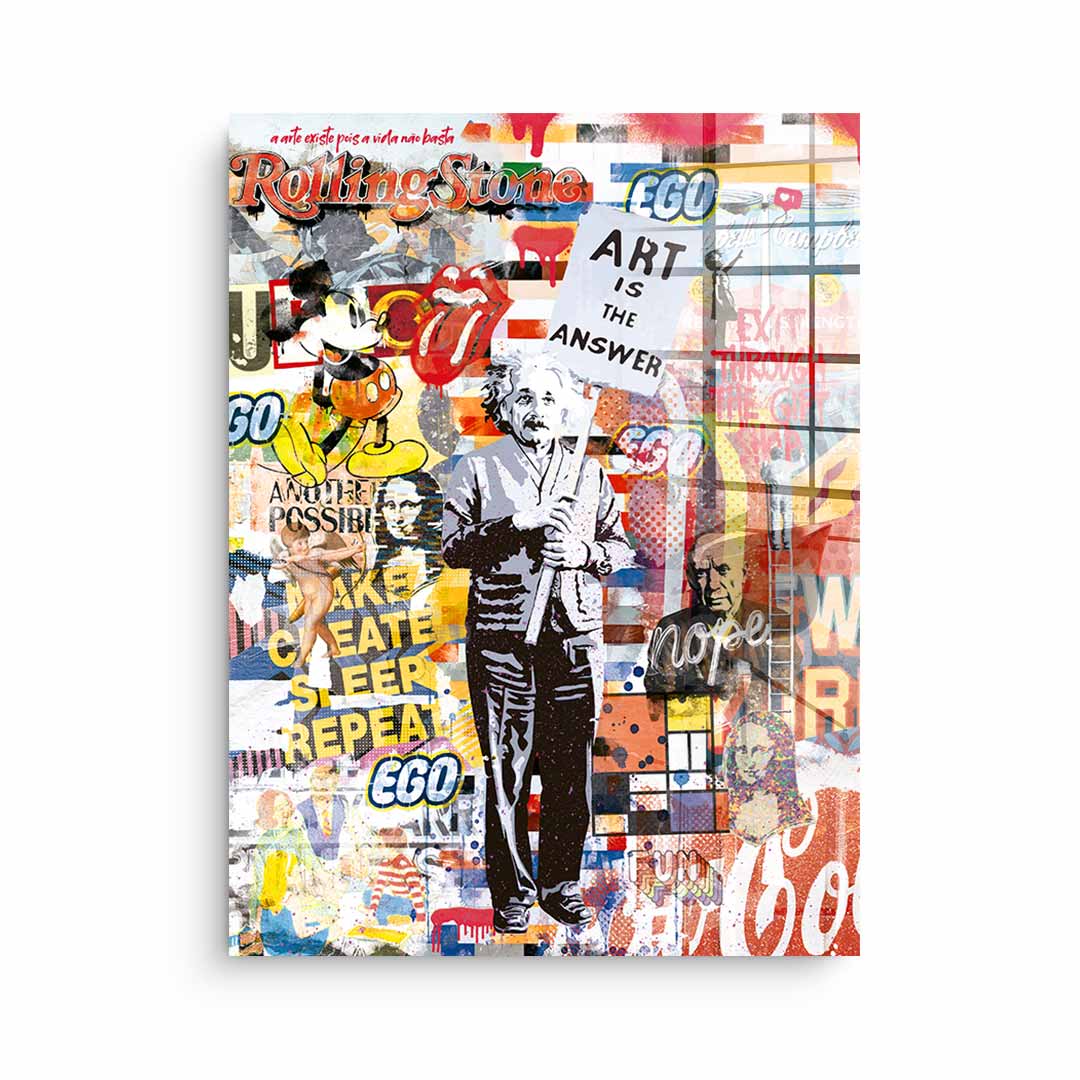 Art is the Answer - Acrylic glass