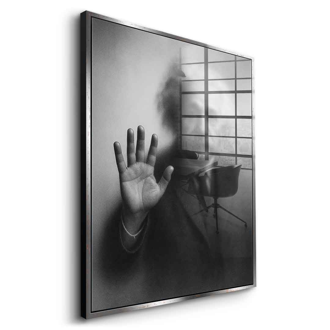 Einstein's Silhouette - Acrylic Glass