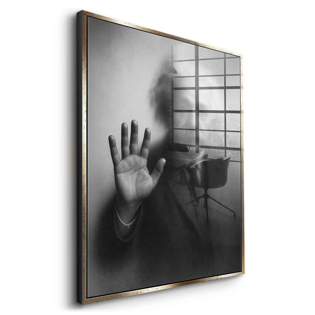 Einstein's Silhouette - Acrylic Glass