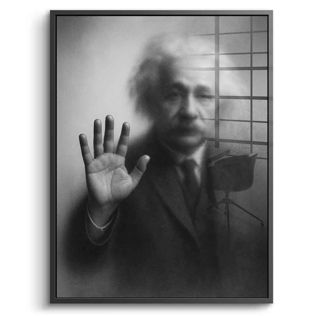 Einstein's Silhouette - Acrylic Glass
