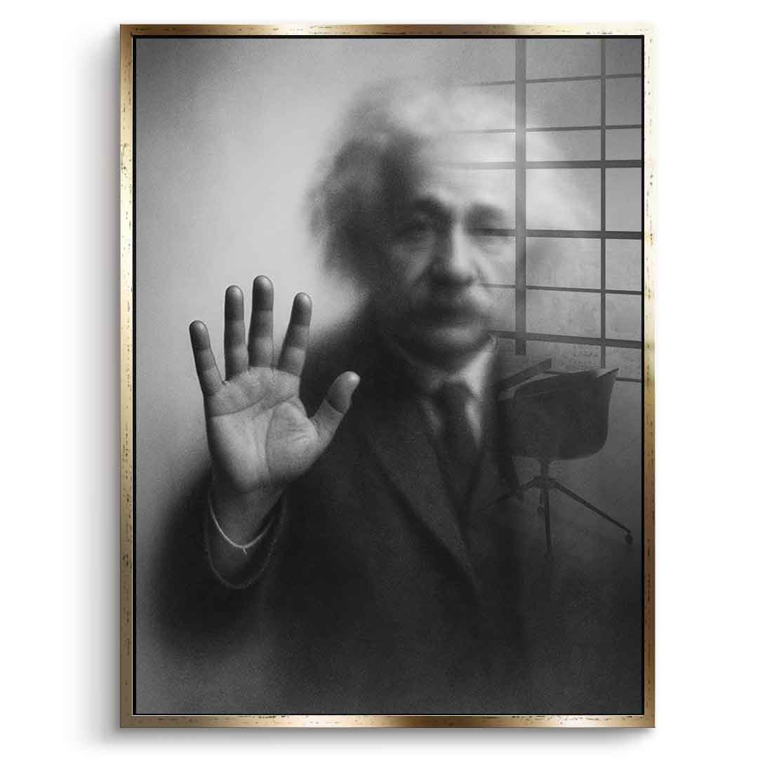 Einstein's Silhouette - Acrylic Glass