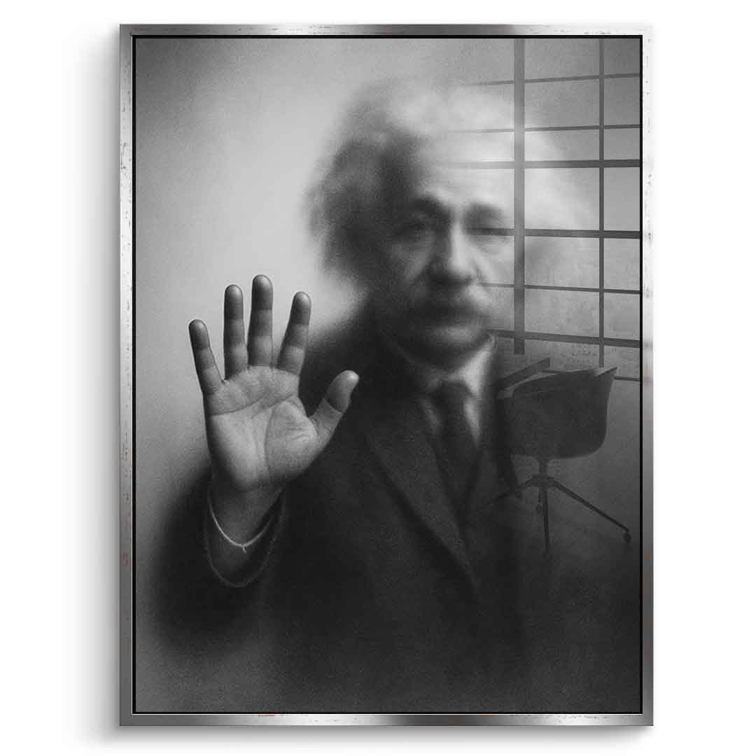 Einstein's Silhouette - Acrylglas