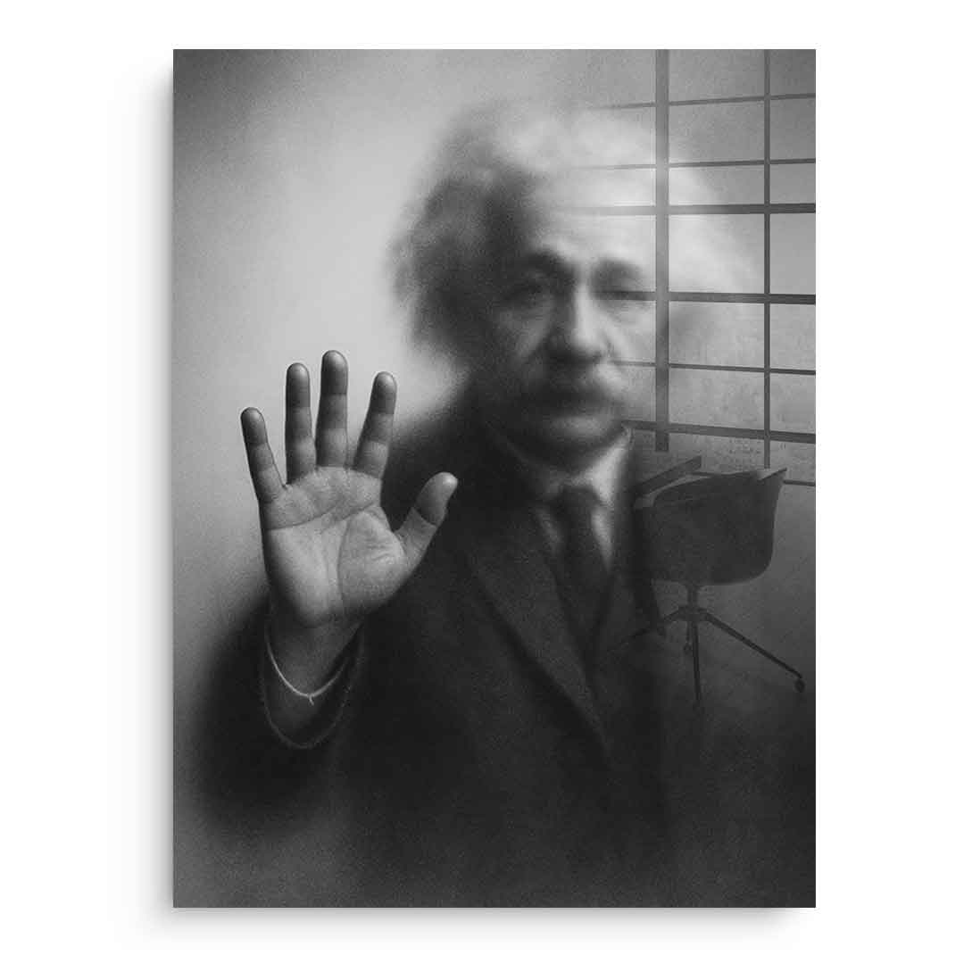 Einstein's Silhouette - Acrylglas