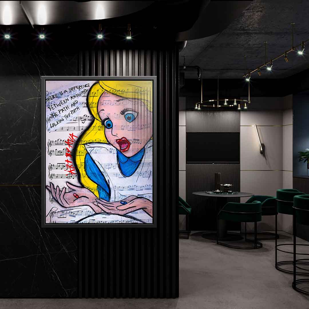 Alice Red and Blue - Acrylic glass