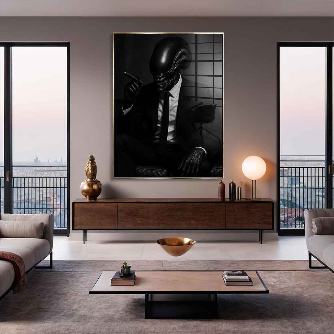 Alien Boss - Acrylglas