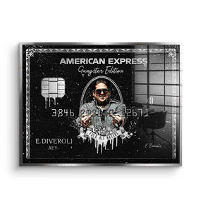 American Express Gangster Edition - Acrylglas