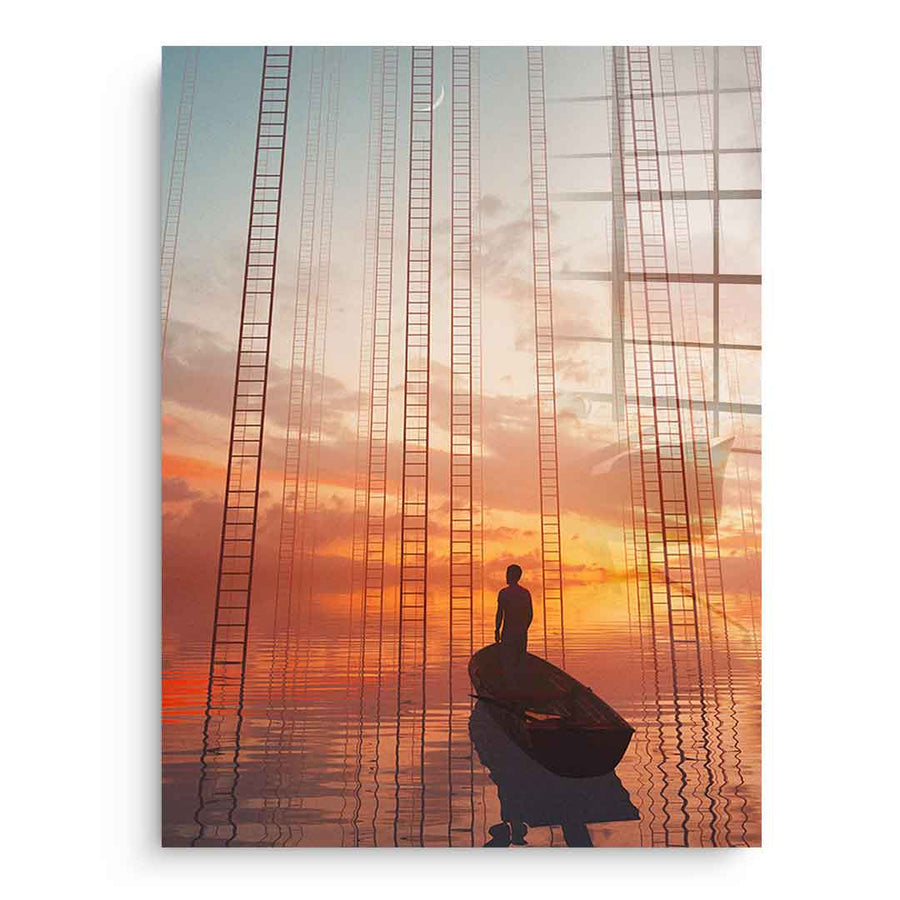 An Unplanned Escape - acrylic glass – front