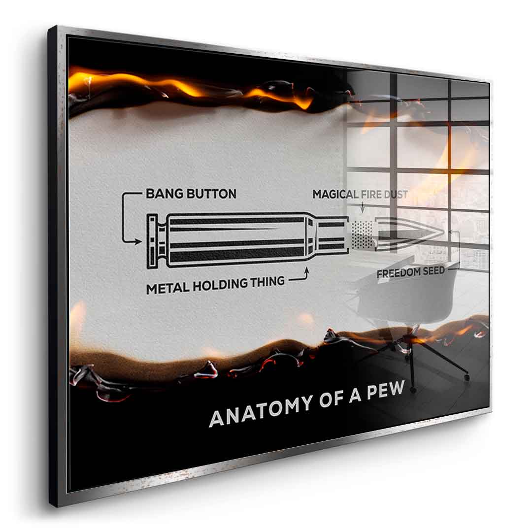 Anatomy of a Pew - Acrylic glass