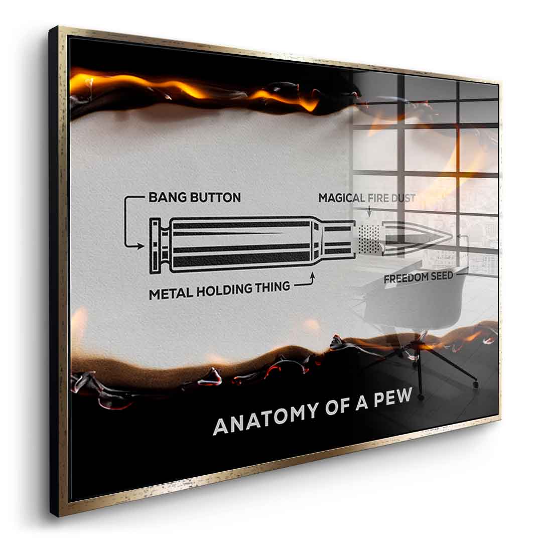 Anatomy of a Pew - Acrylic glass