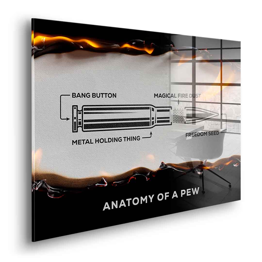 Anatomy of a Pew - Acrylic glass