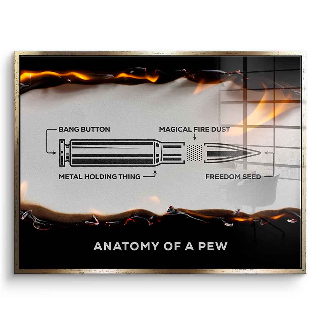 Anatomy of a Pew - Acrylic glass