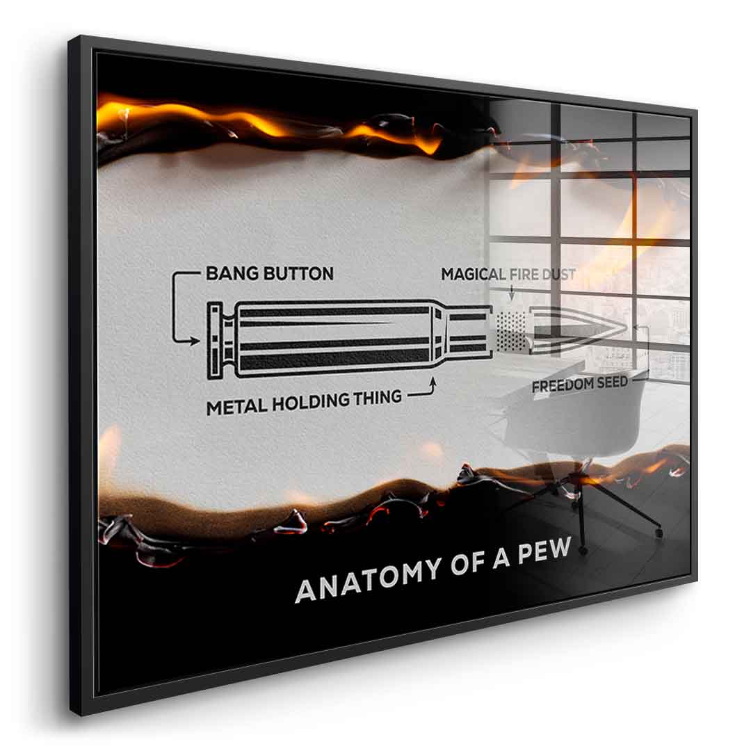 Anatomy of a Pew - Acrylic glass