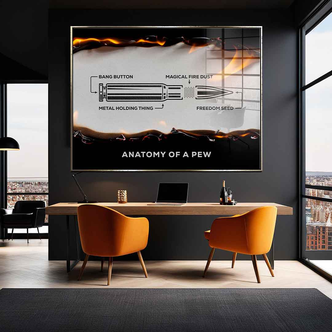 Anatomy of a Pew - Acrylglas