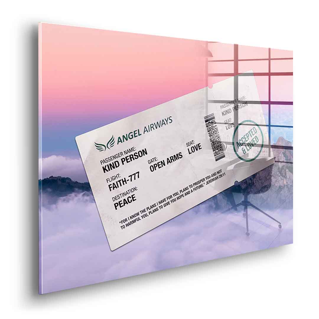 Angel Airways - Acrylglas