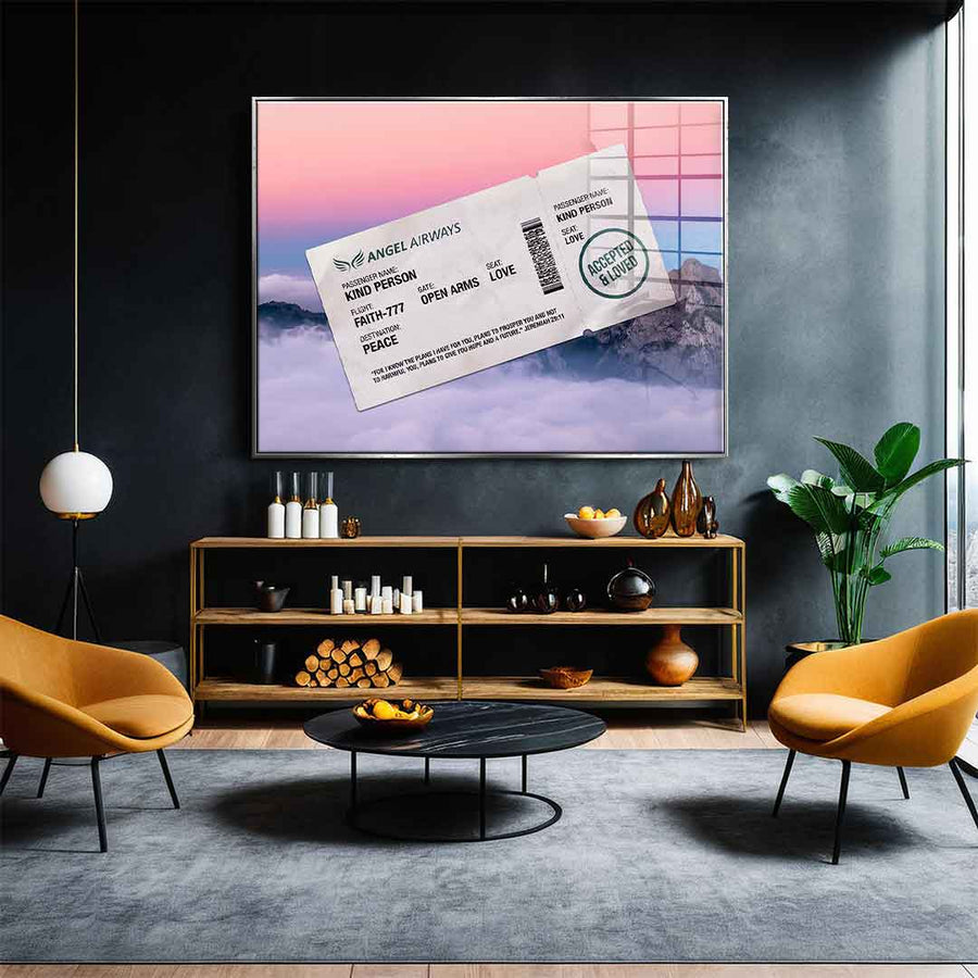 Angel Airways - Acrylic glass