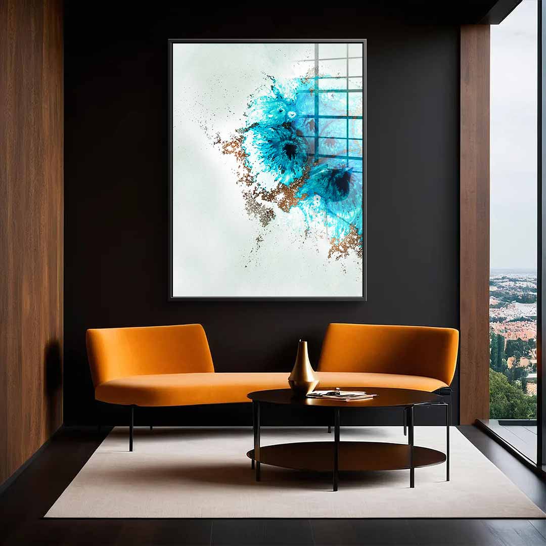 Aqua Aurora 1 - Acrylic glass