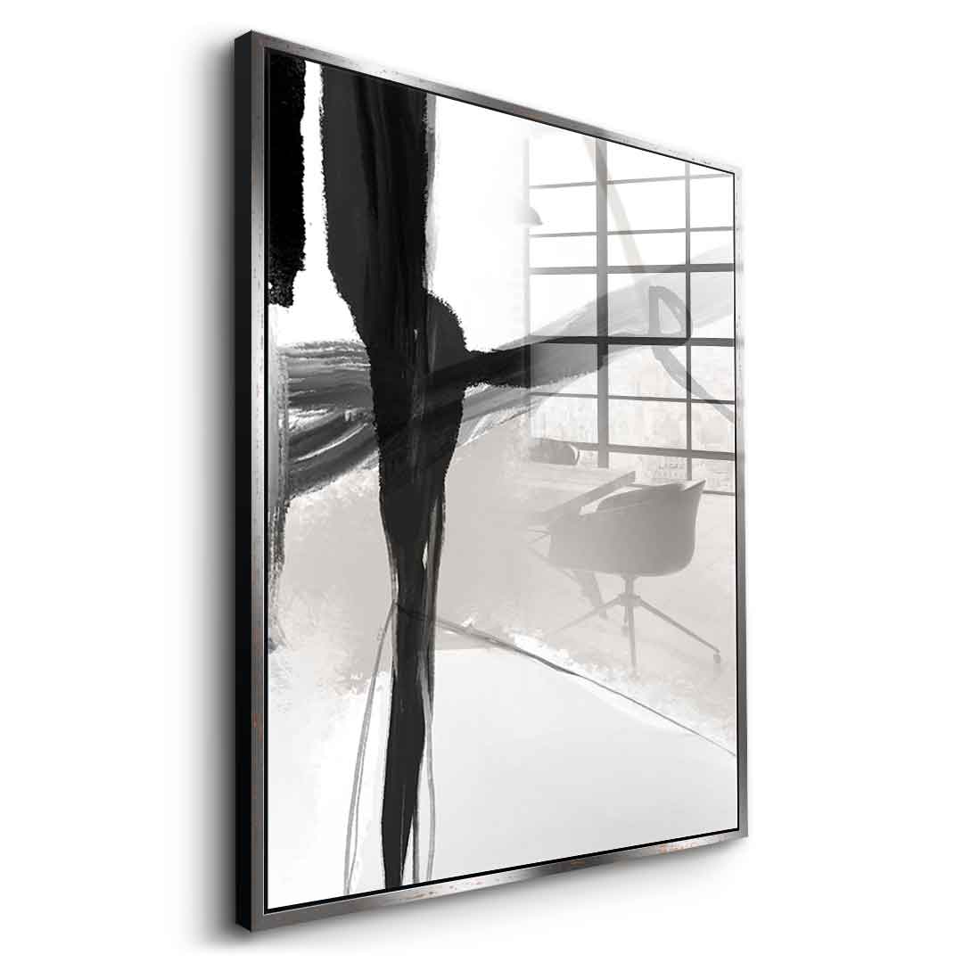 Artistic Brush Strokes - Acrylic Glass