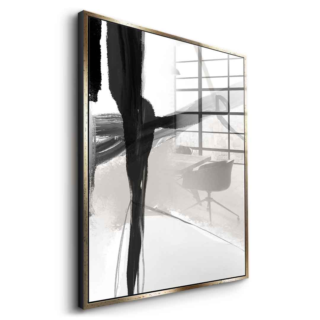 Artistic Brush Strokes - Acrylic Glass