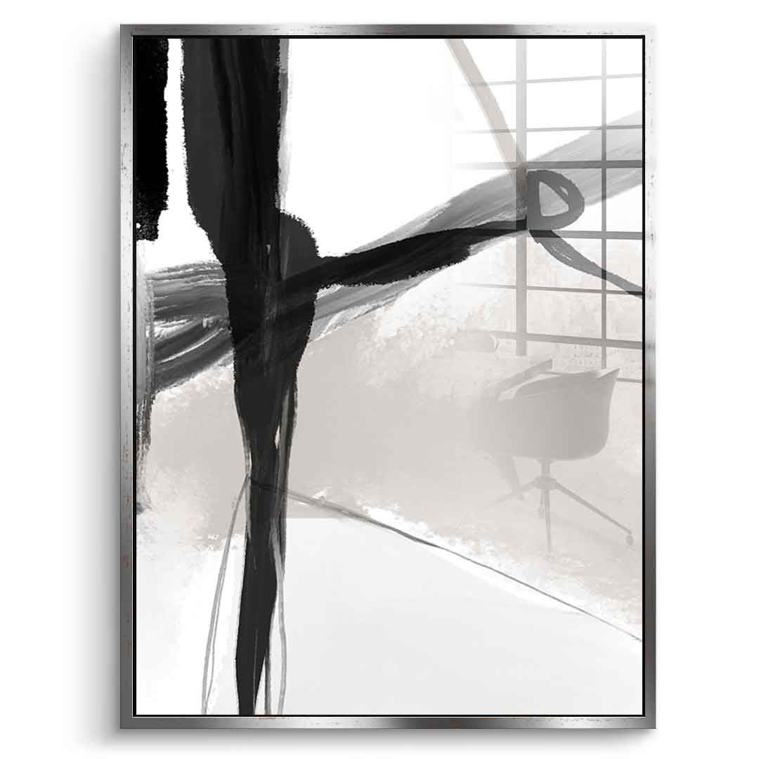 Artistic Brush Strokes - Acrylic Glass