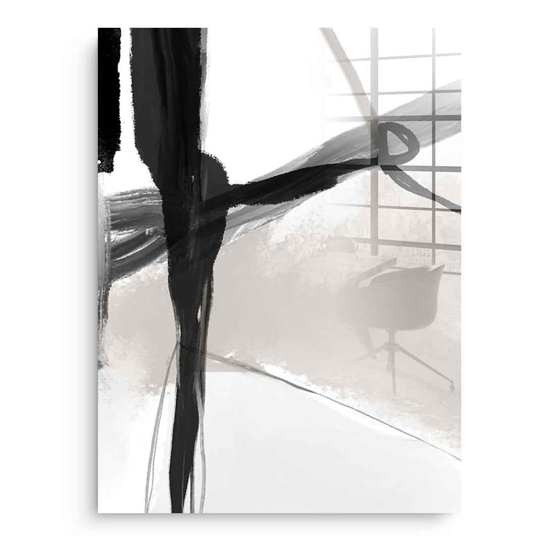 Artistic Brush Strokes - Acrylic Glass