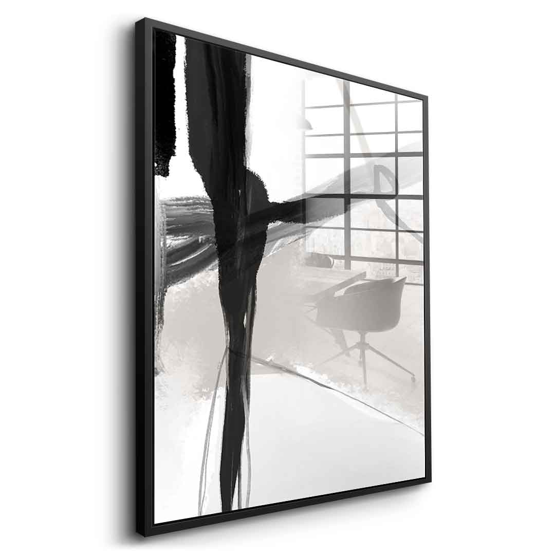 Artistic Brush Strokes - Acrylic Glass