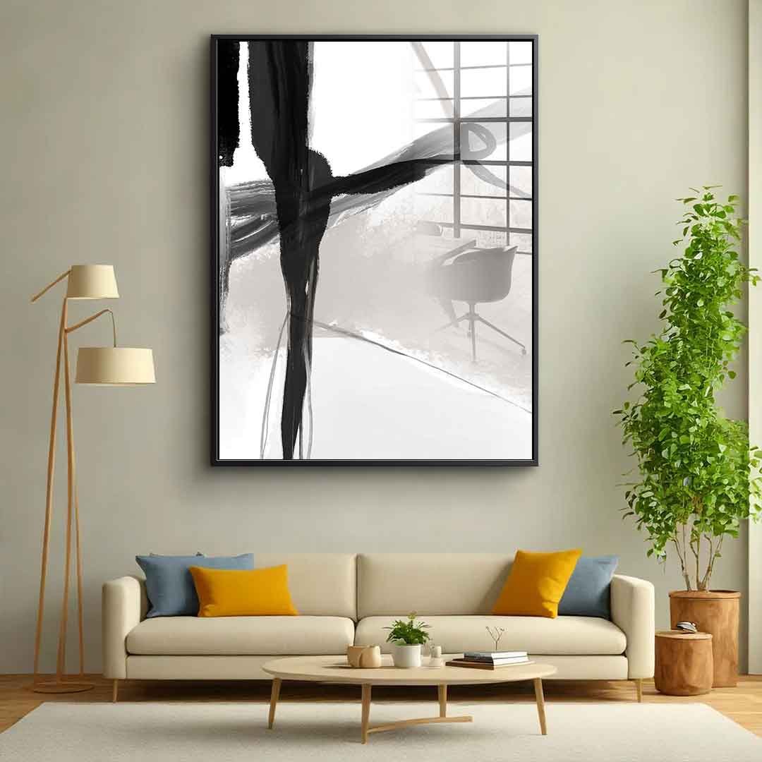 Artistic Brush Strokes - Acrylic Glass