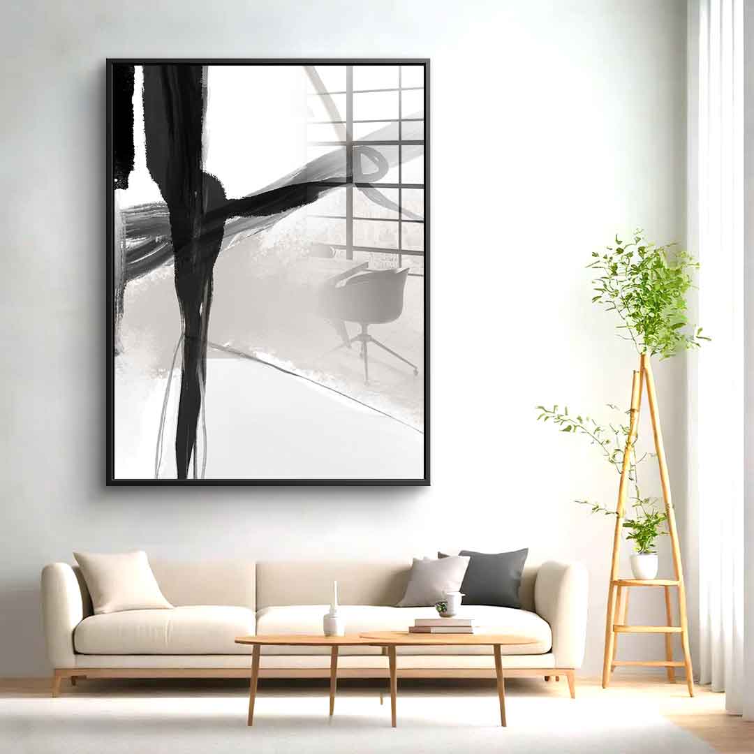 Artistic Brush Strokes - Acrylglas