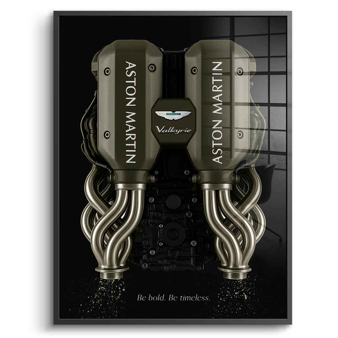 Aston Martin Engine - acrylic glass