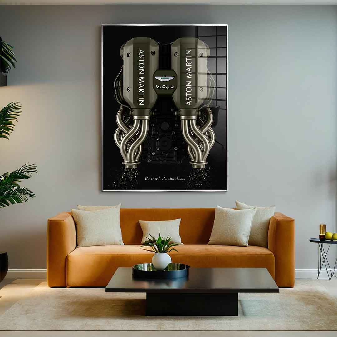 Aston Martin Engine - acrylic glass