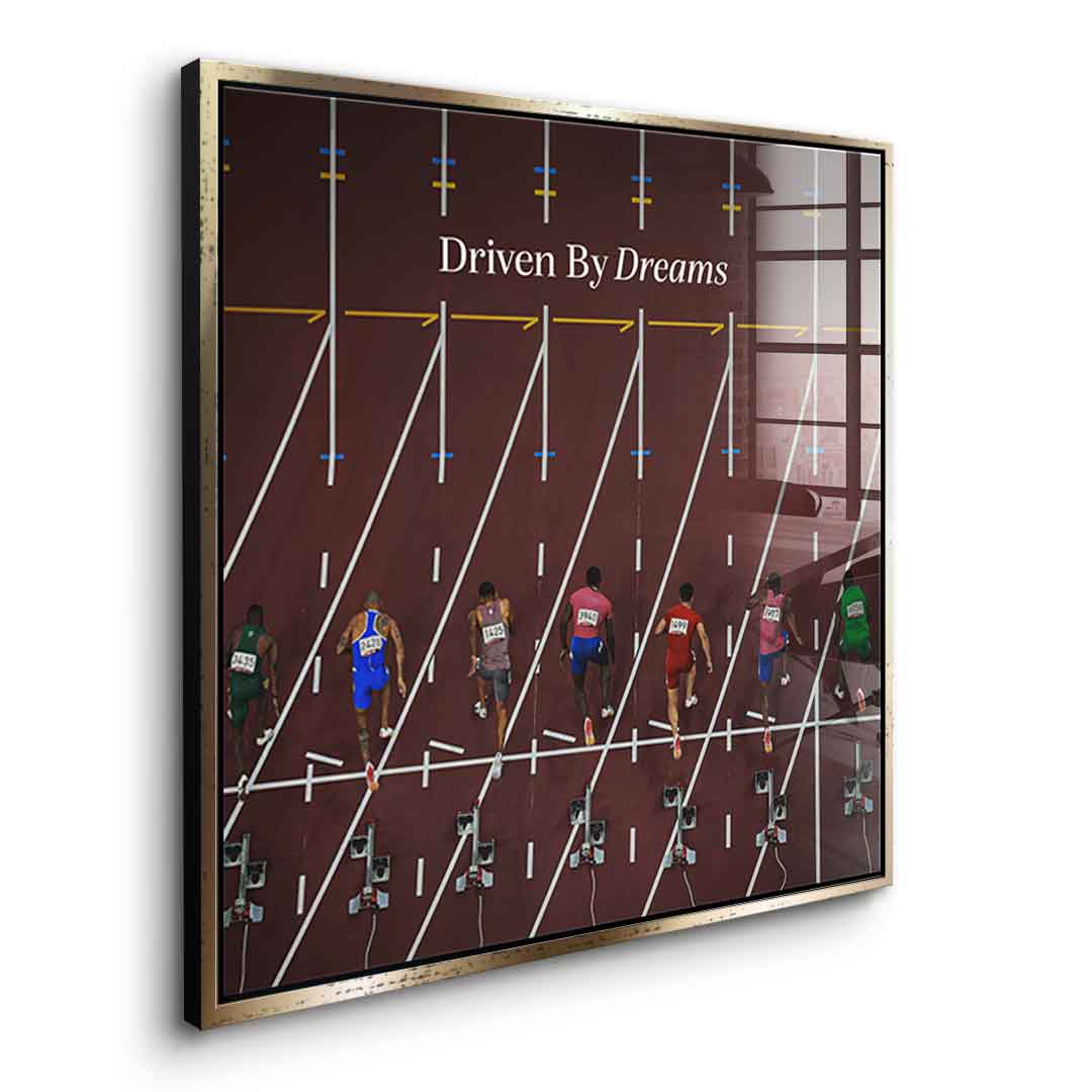 Driven by dreams #Athletics - Square Edition - Acrylic Glass Art