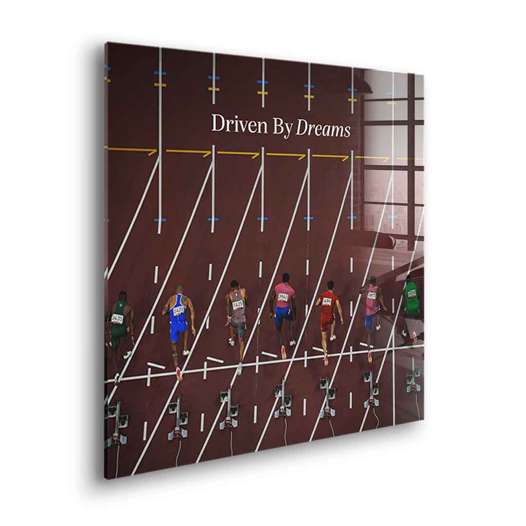 Driven by dreams #Athletics - Square Edition - Acrylic glass print
