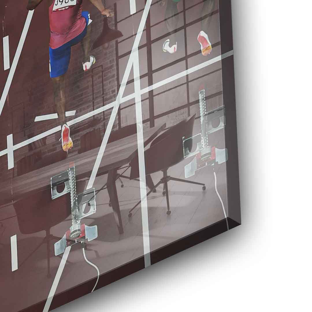 Driven by dreams #Athletics - Square Edition - Acrylic glass print