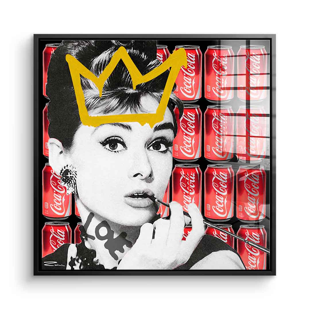 Audrey Hepburn Drink - Acrylglas
