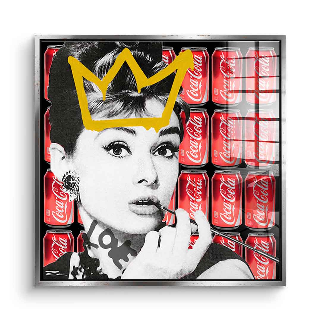 Audrey Hepburn Drink - Acrylglas