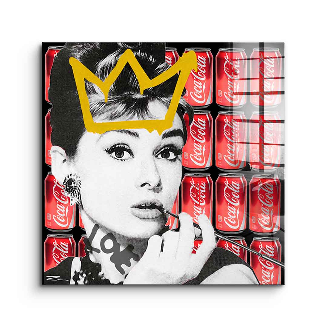 Audrey Hepburn Drink - Acrylglas