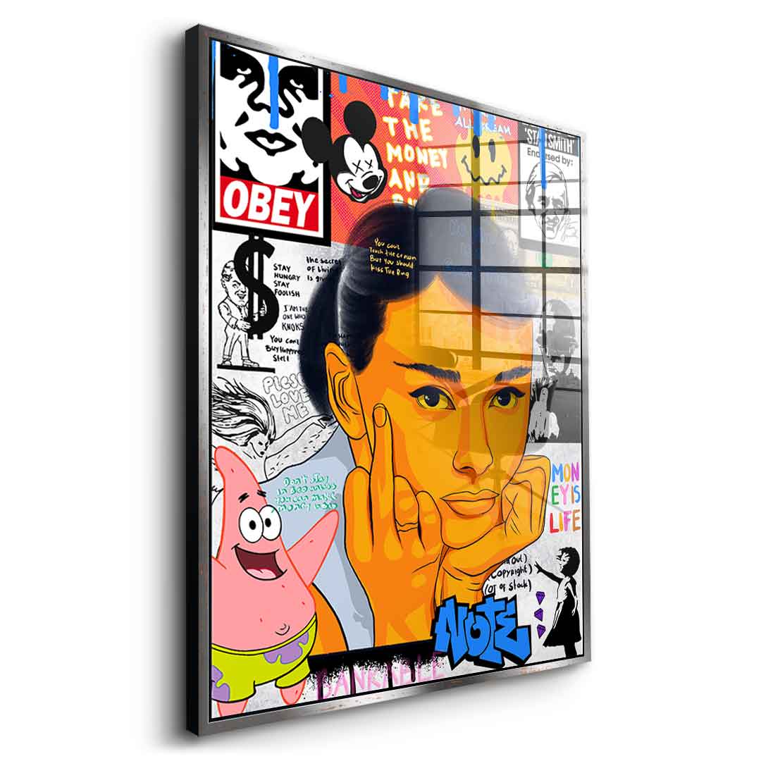 Audrey Hepburn - Acrylglas