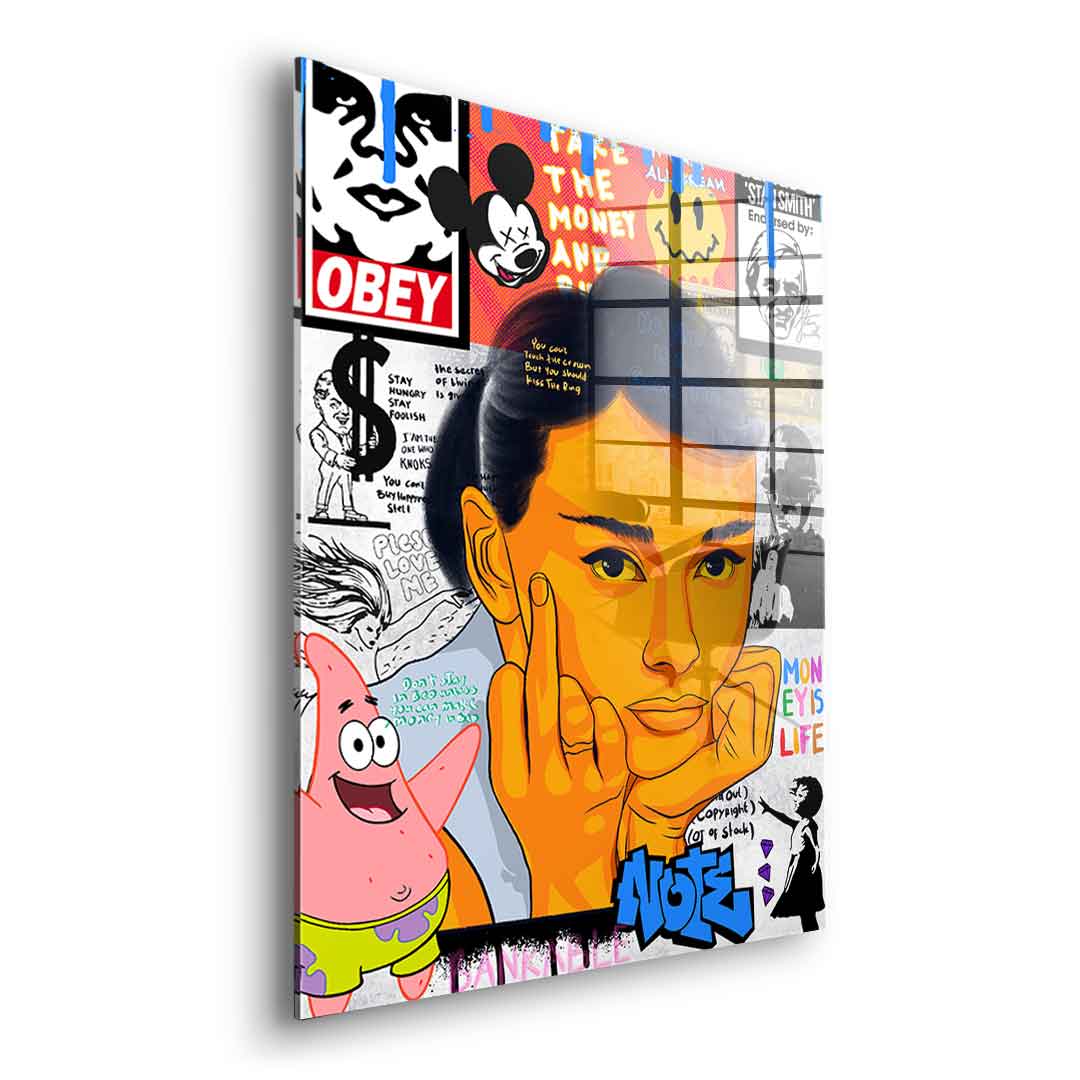 Audrey Hepburn - Acrylglas