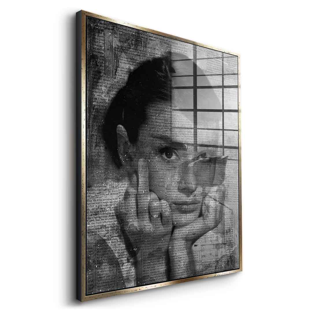 Audrey Hepburn Portrait - Acrylglas