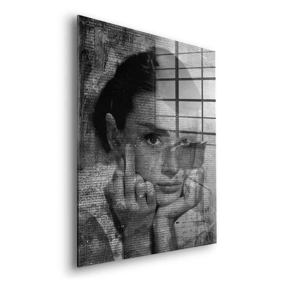 Audrey Hepburn Portrait - Acrylglas