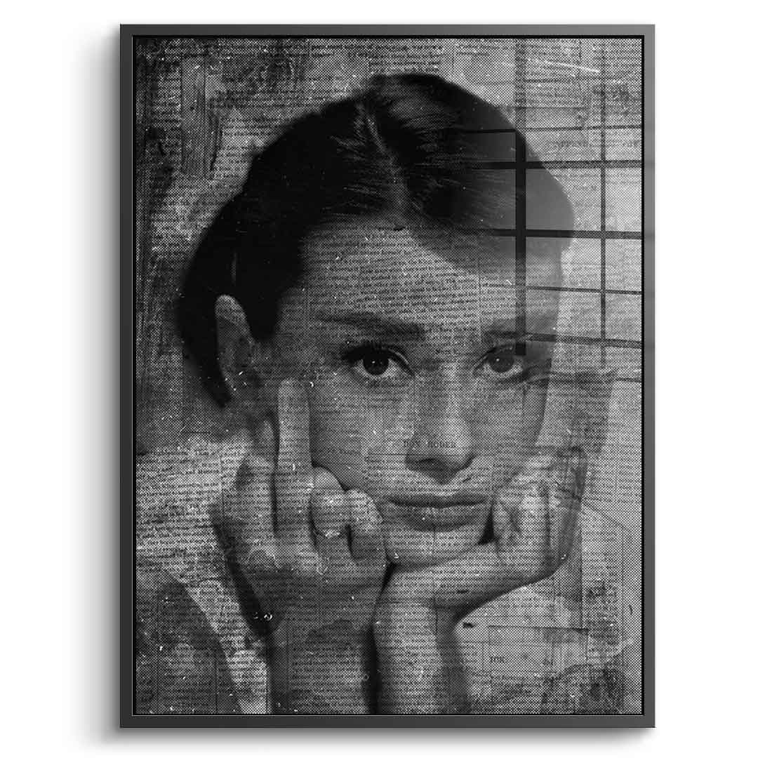 Audrey Hepburn Portrait - Acrylglas
