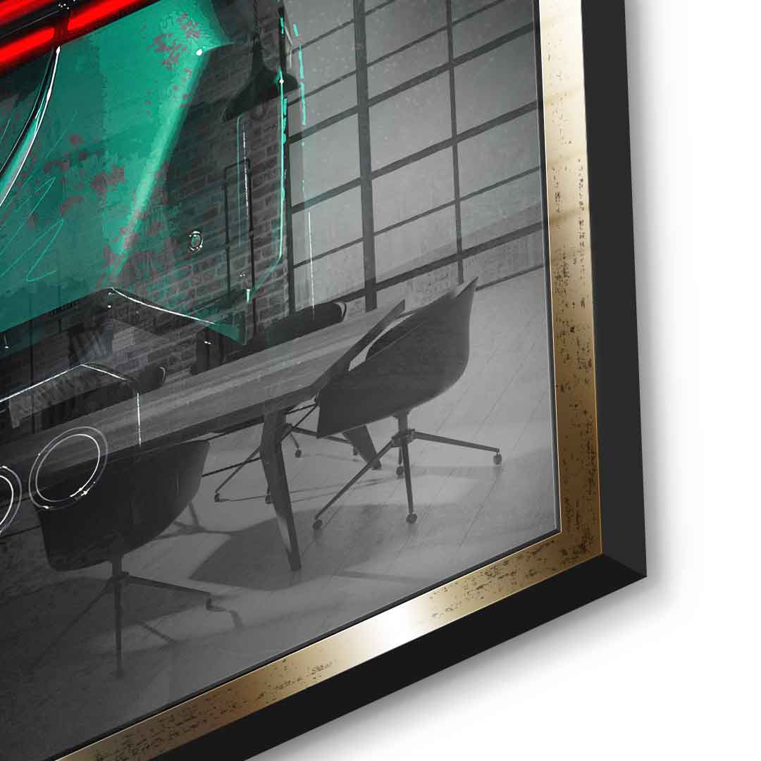 BMW M5 Backside - Acrylic Glass