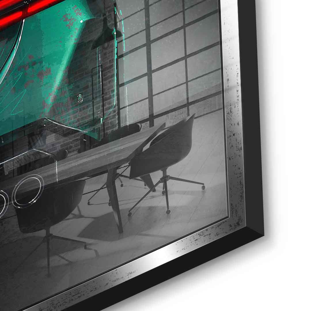 BMW M5 Backside - Acrylglas